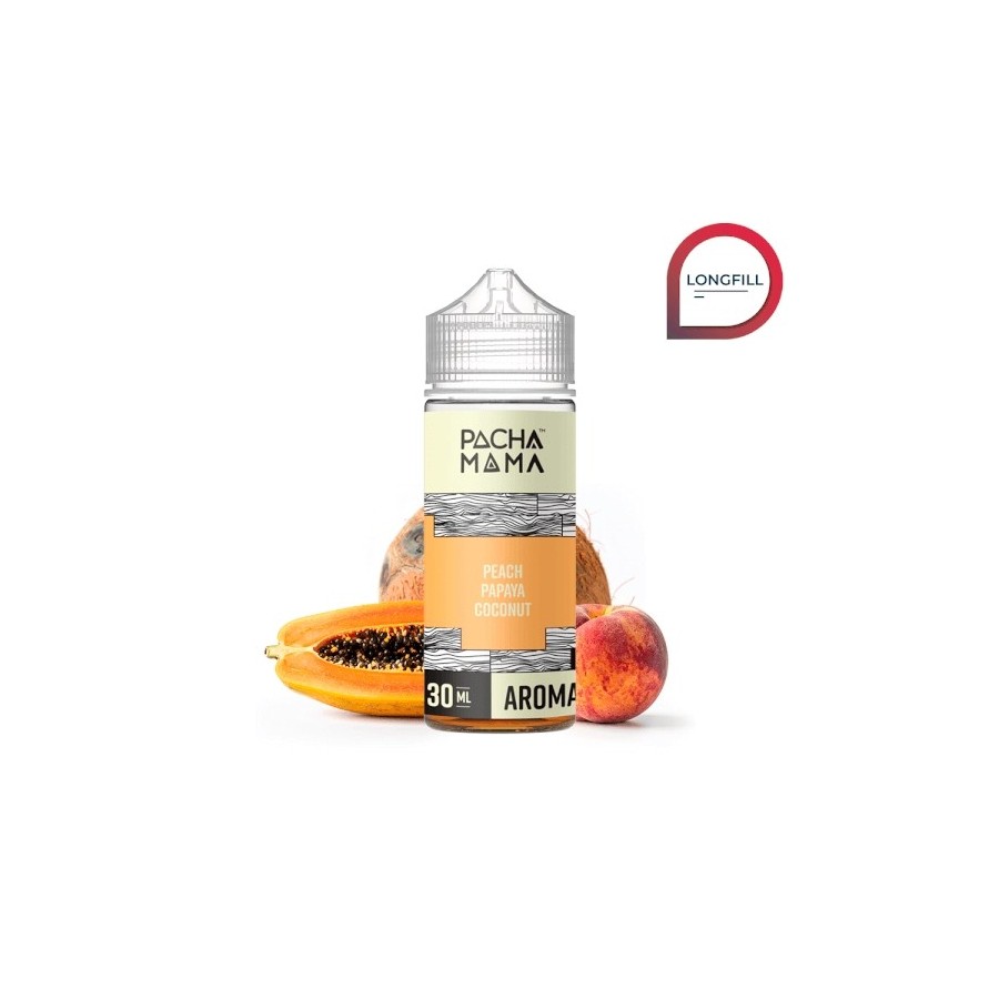 PACHAMAMA PEACH PAPAYA COCONUT CREAM LONGFILL 30ML