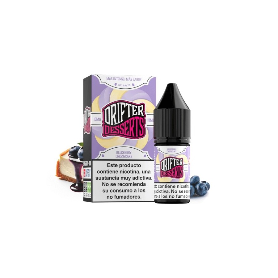 BLUEBERRY CHEESECAKE NIC SALT 10ML 10MG DRIFTER BAR