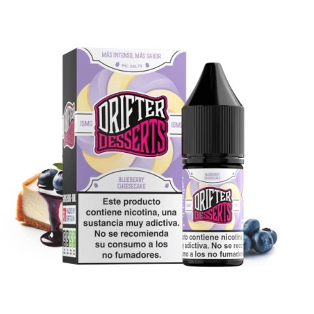 BLUEBERRY CHEESECAKE NIC SALT 10ML 10MG DRIFTER BAR
