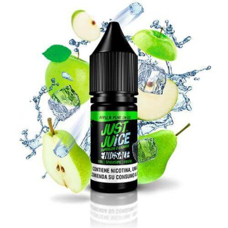 APPLE PEAR ON ICE NIC SALT 10ML 11MG JUST JUICE