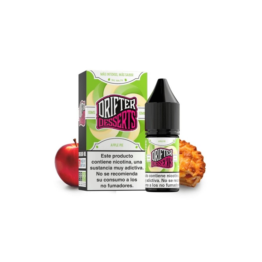 APPLE PIE NIC SALT 10ML 10MG DRIFTER BAR