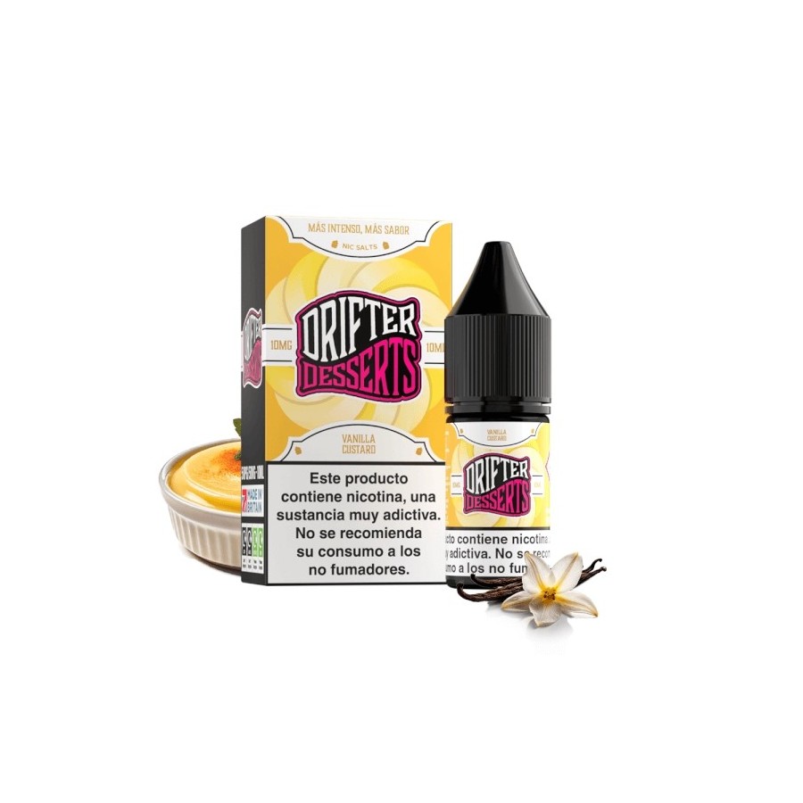VANILLA CUSTARD NIC SALT 10ML 20MG DRIFTER BAR