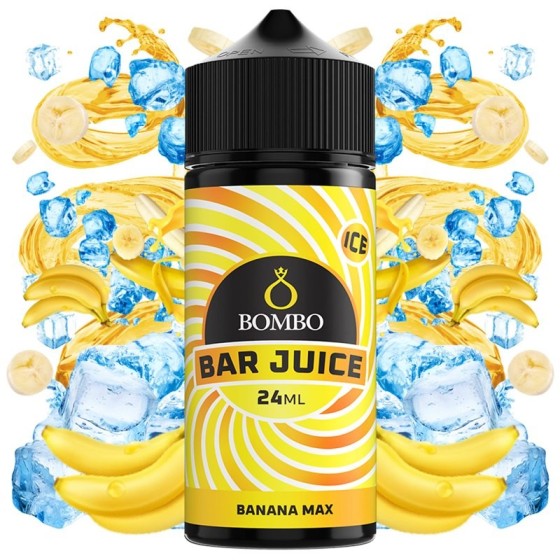 AROMA BANANA MAX ICE 24ML LONGFILL BOMBO BAR JUICE