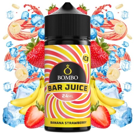 AROMA BANANA STRAWBERRY ICE 24ML LONGFILL BOMBO BAR JUICE