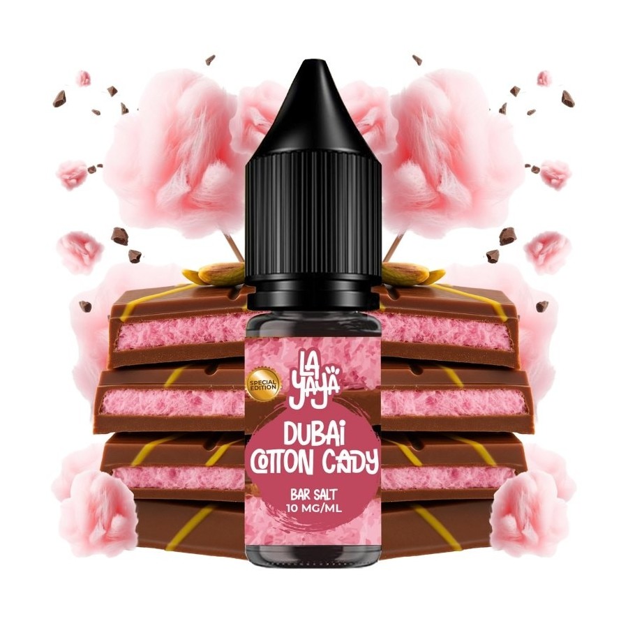 DUBAI COTTON CANDY 10ML 10MG LA YAYA SALT