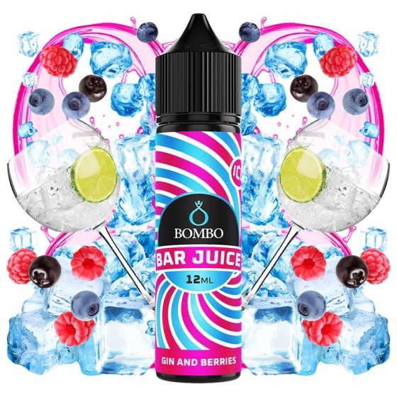 GIN AND BERRIES 12ML AROMA LONGFILL BAR JUICE BOMBO