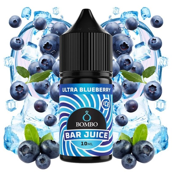 AROMA ULTRA BLUEBERRY ICE 10ML LONGFILL BOMBO BAR JUICE