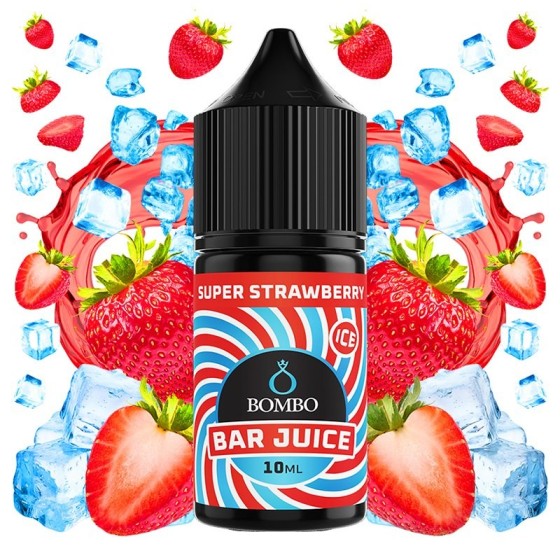 AROMA SUPER STRAWBERRY ICE 10ML LONGFILL BOMBO BAR JUICE