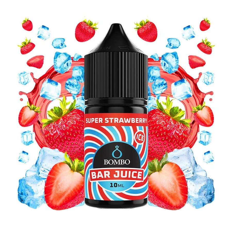 AROMA SUPER STRAWBERRY ICE 10ML LONGFILL BOMBO BAR JUICE