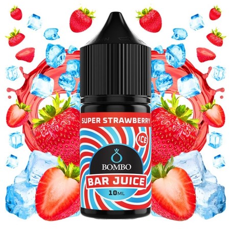 AROMA SUPER STRAWBERRY ICE 10ML LONGFILL BOMBO BAR JUICE