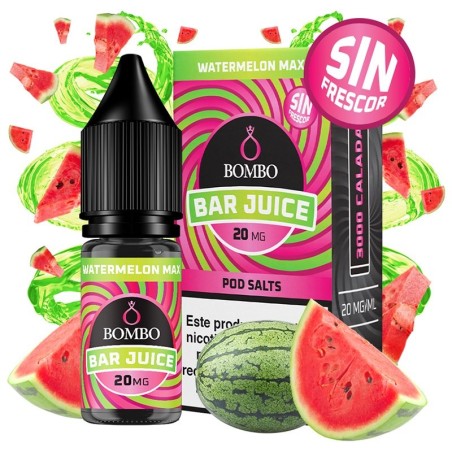 WATERMELON MAX SIN FRIO NICSALT 10ML 20MG BAR JUICE