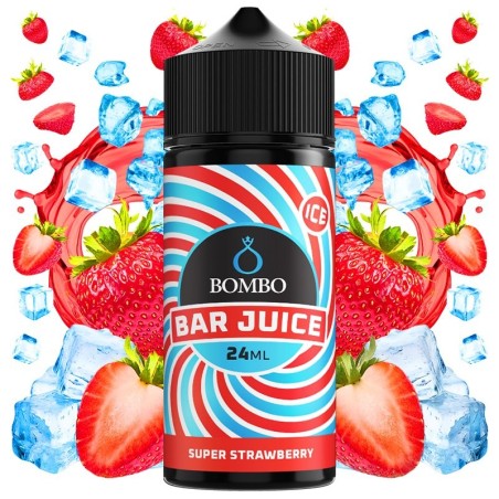 AROMA SUPER STRAWBERRY ICE 24ML LONGFILL BOMBO BAR JUICE