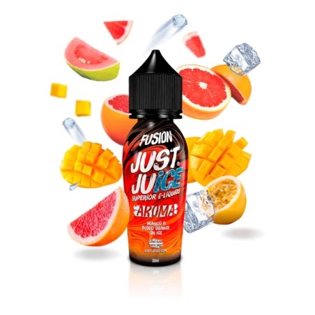 AROMA FUSION MANGO BLOOD ORANGE ICE 20/60ML LONGFILL JUST JUICE