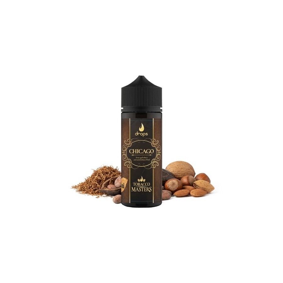 DROPS TOBACCO MASTER CHICAGO 12ML/120ML LONGFILL