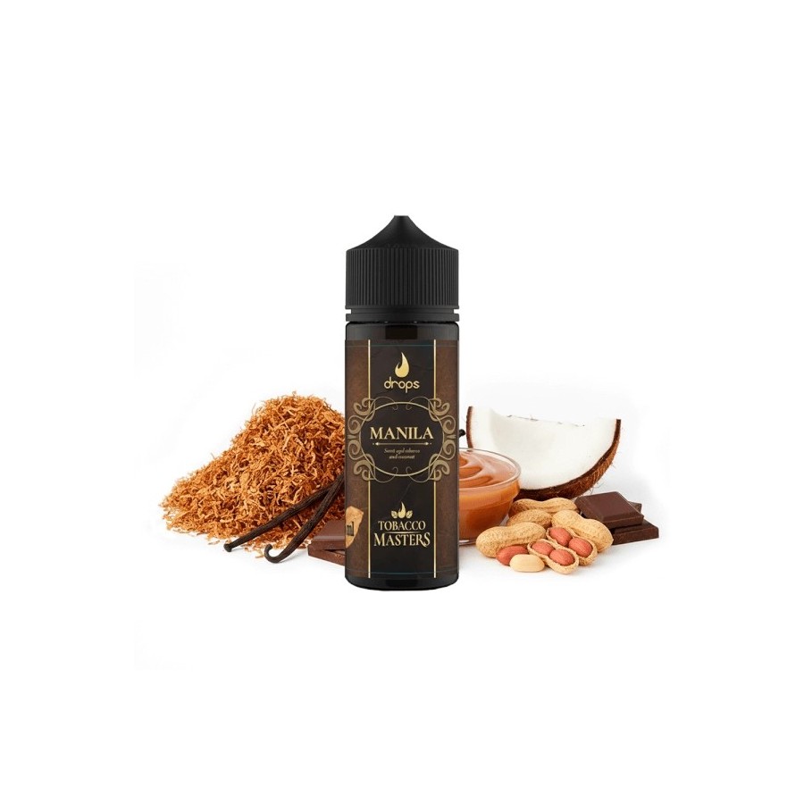DROPS TOBACCO MASTER MANILA 12ML/120ML LONGFILL