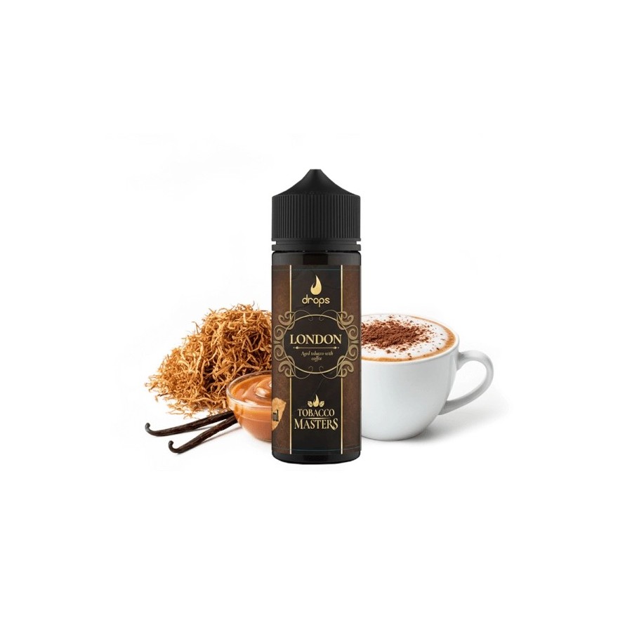 DROPS TOBACCO MASTER LONDON 12ML/120ML LONGFILL