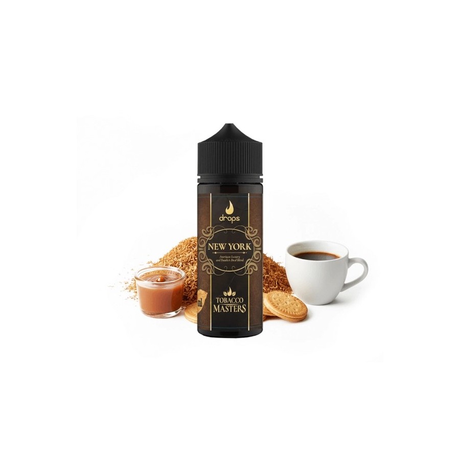 DROPS TOBACCO MASTER NEW YORK 10ML/120ML LONGFILL