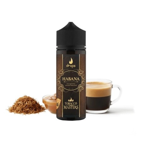 DROPS TOBACCO MASTER HABANA 10ML/120ML LONGFILL