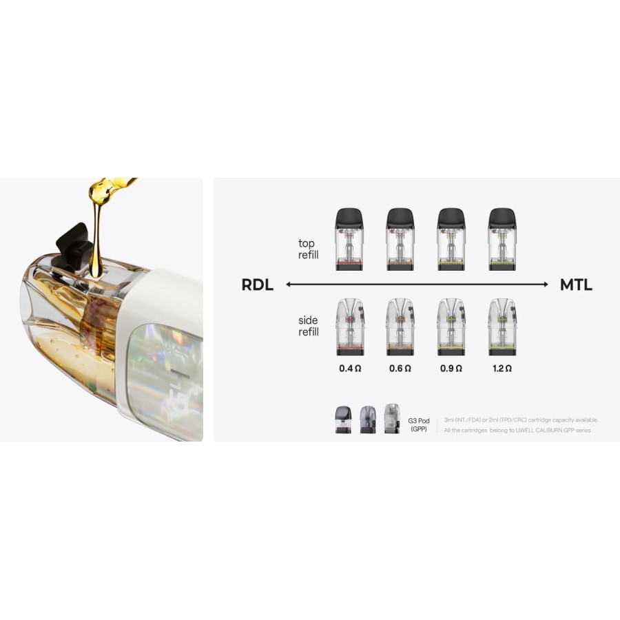 CALIBURN G4 1300MAH BLACK UWELL