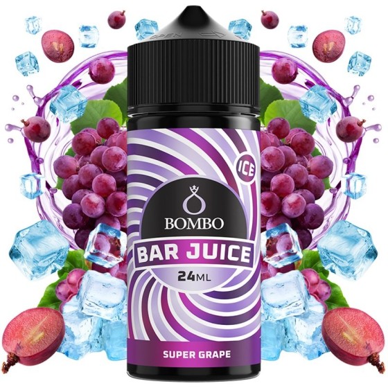 AROMA SUPER GRAPE ICE 24ML LONGFILL BOMBO BAR JUICE