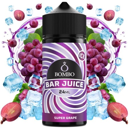 AROMA SUPER GRAPE ICE 24ML LONGFILL BOMBO BAR JUICE