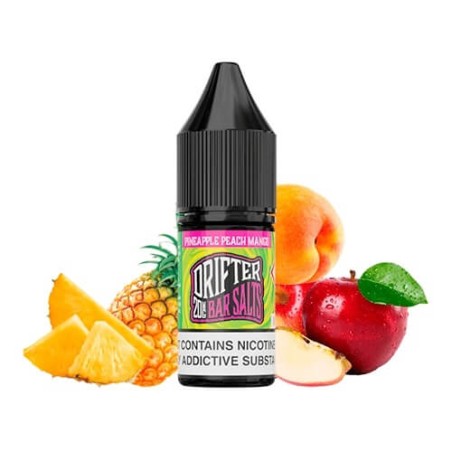 PINEAPPLE PEACH MANGO NIC SALT 10ML 5MG DRIFTER BAR