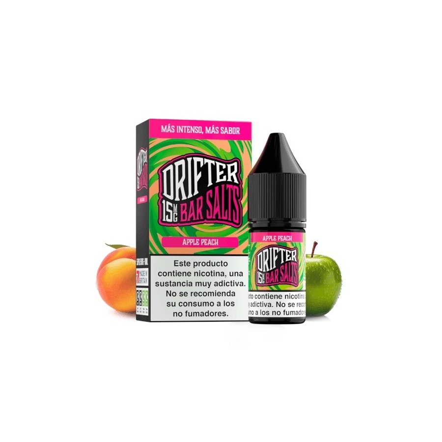 APPLE PEACH NIC SALT 10ML 5MG DRIFTER BAR
