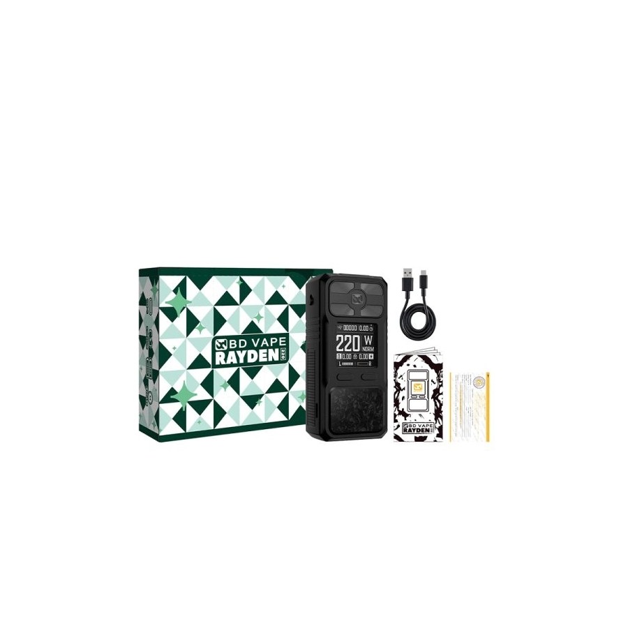 MOD RAYDEN 220 FULL BLACK BD VAPE