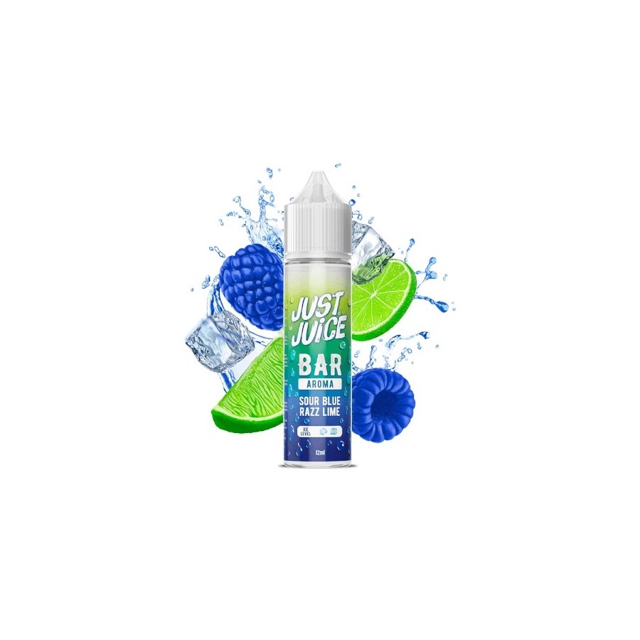 AROMA BAR BLUE SOUR RAZZ LIME 12ML/60ML LONGFILL JUST JUICE