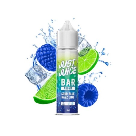 AROMA BAR BLUE SOUR RAZZ LIME 12ML/60ML LONGFILL JUST JUICE