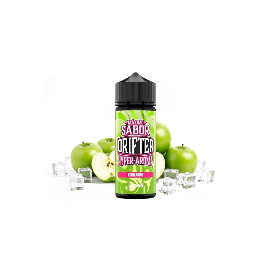 DRIFTER HYPER SOUR APPLE ICE 10ML/120ML LONGFILL