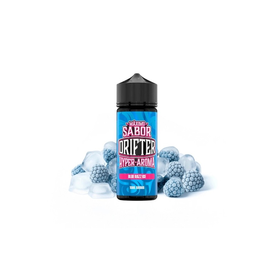 DRIFTER HYPER BLUE RAZZ ICE 10ML/120ML LONGFILL