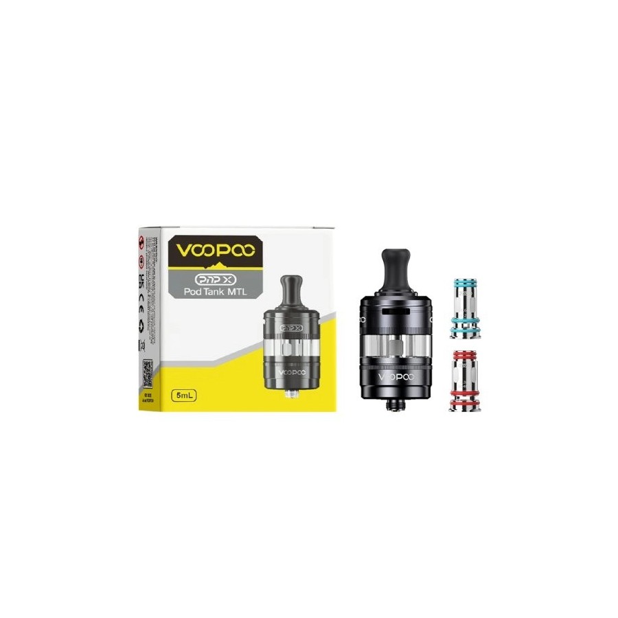 PNP X POD TANK MTL BLACK 2ml VOOPOO