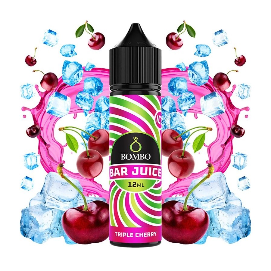 AROMA TRIPLE CHERRY ICE 12ML LONGFILL BAR JUICE BOMBO