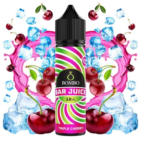 AROMA TRIPLE CHERRY ICE 12ML LONGFILL BAR JUICE BOMBO