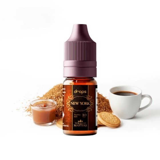 DROPS TOBACCO MASTERS SALTS NEW YORK 10MG