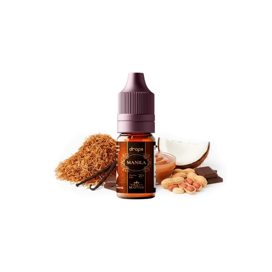 DROPS TOBACCO MASTERS MANILA SALTS  10MG