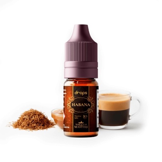 DROPS TOBACCO MASTERS HABANA SALTS  20MG
