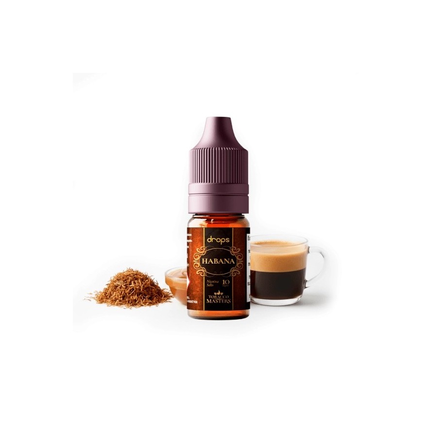 DROPS TOBACCO MASTERS HABANA SALTS  20MG