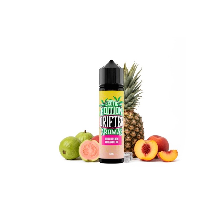 DRIFTER EXOTIC GUAVA PEACH PINEAPPLE ICE 12/60ML
