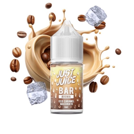 JUST JUICE ICED CARAMEL MACCHIATO AROMA LONG 6ML/30ML