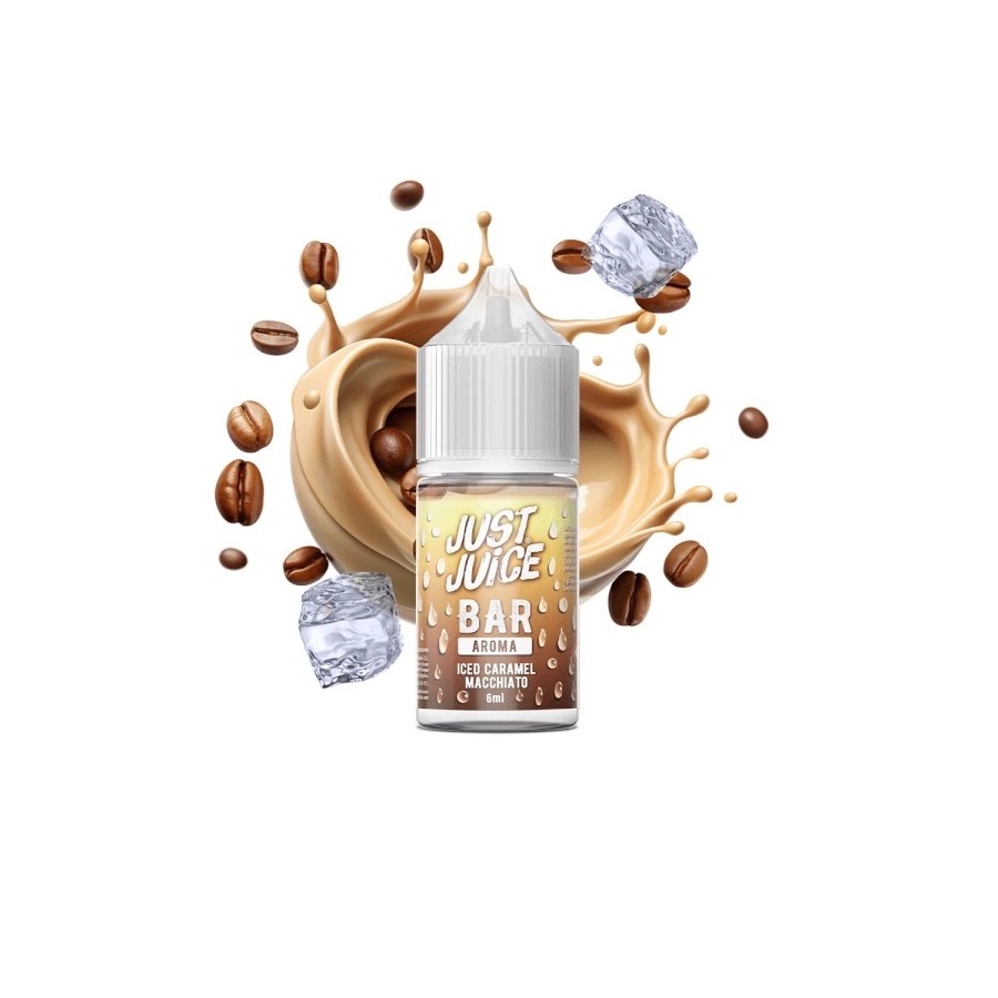 JUST JUICE ICED CARAMEL MACCHIATO AROMA LONG 6ML/30ML
