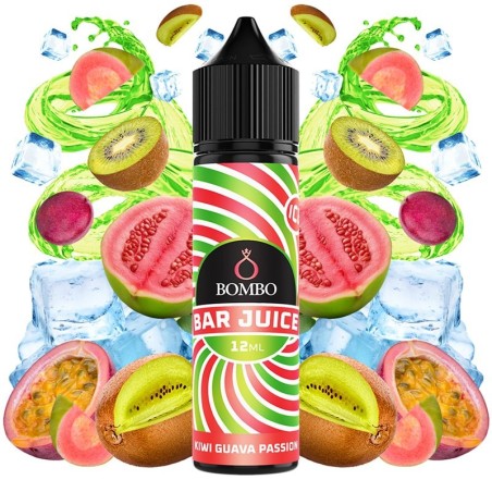 AROMA KIWI GUAVA PASSION ICE 12ML/60ML LONGFILL BOMBO BAR JUICE