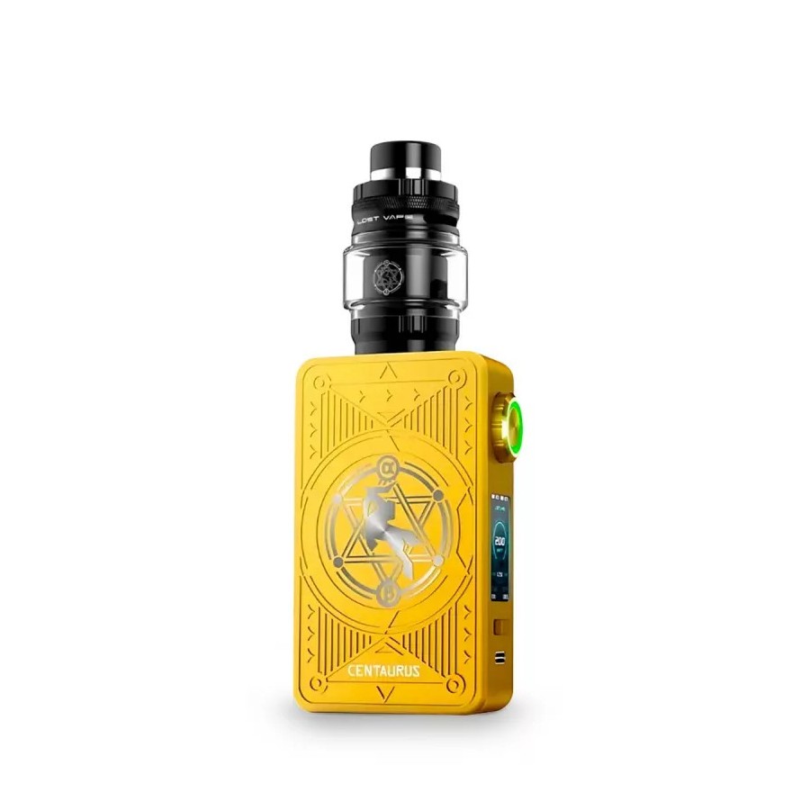 KIT CENTAURUS M200 2X18650 LOST VAPE GOLDEN KNIGHT