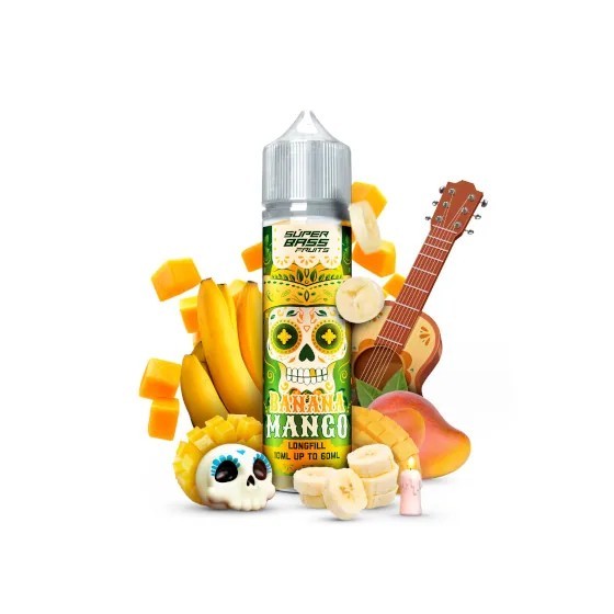 SUPER BASS FRUITS BANANA MANGO 10ML/60ML LONGFILL