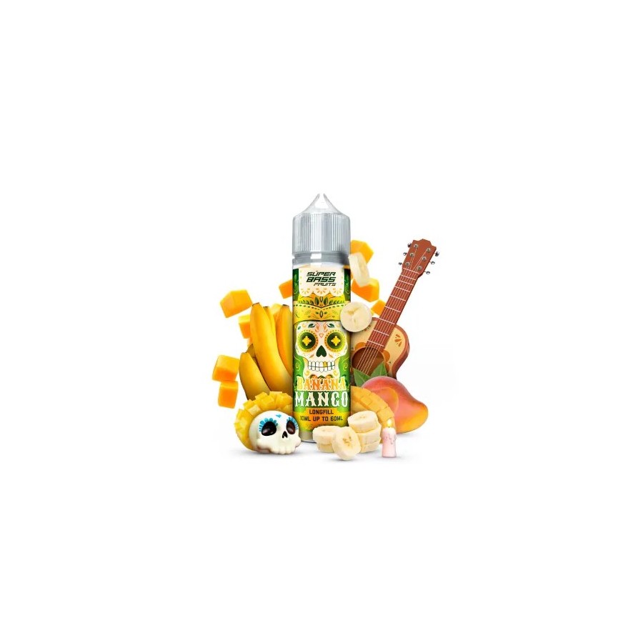 SUPER BASS FRUITS BANANA MANGO 10ML/60ML LONGFILL