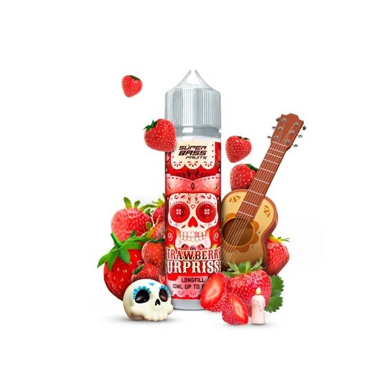 SUPER BASS FRUITS STRAWBERRY SURPRISSE 10ML/60ML LONGFILL