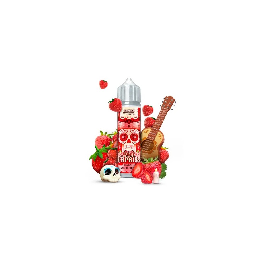 SUPER BASS FRUITS STRAWBERRY SURPRISSE 10ML/60ML LONGFILL