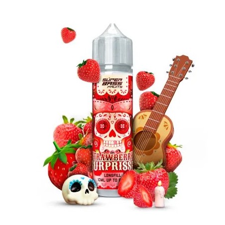 SUPER BASS FRUITS STRAWBERRY SURPRISSE 10ML/60ML LONGFILL