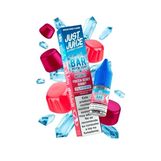 BELOW ZERO SALTS FROZEN BERRY GUMMY 20MG JUST JUICE